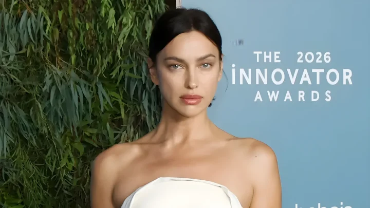 Irina Shayk Stuns on the Red Carpet in a Daring Plunging Backless Issey Miyake Gown