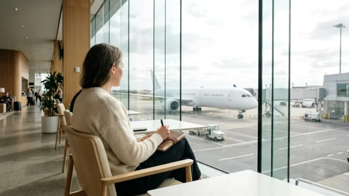 Aereo passeggeri di Ita Airways fermo sulla pista aeroportuale