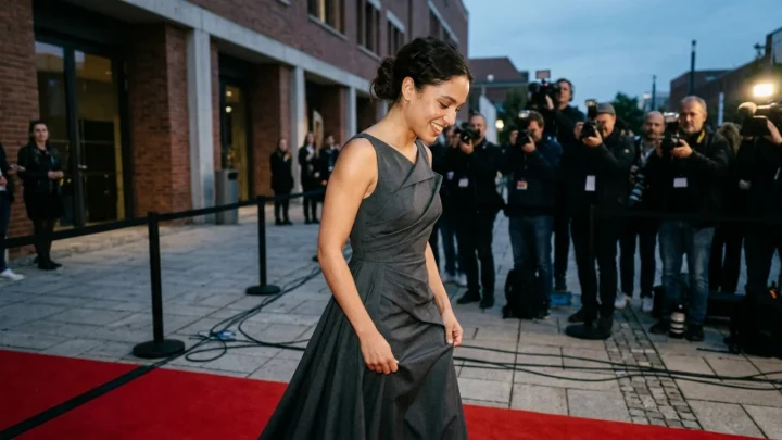 Jenna Ortega presenta il film Klara e il sole sul red carpet a Roma