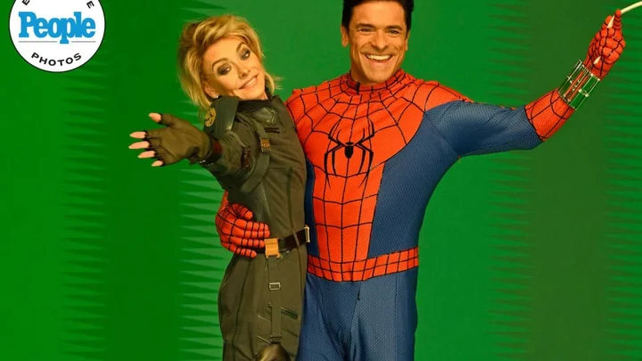 Kelly Ripa and Mark Consuelos Reveal Marvel Hero Transformations for Annual 'Live' Halloween Show With Over 60 Costumes