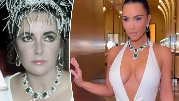 Kim Kardashian Wears Elizabeth Taylor’s Historic Bulgari Emerald Suite in Rome After Stylist Law Roach Pulls Off Private Vault Access