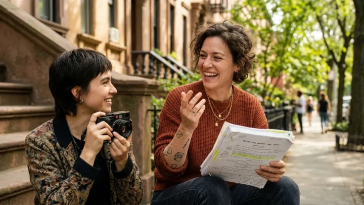 Lena Dunham portraying Hannah Horvath in the HBO television series Girls