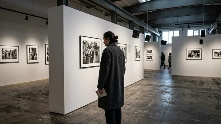 Allestimento artistico contemporaneo al museo MACRO di Roma