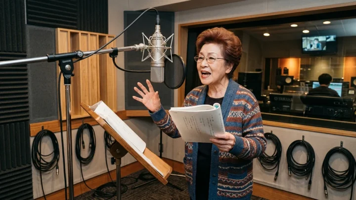 Masako Nozawa, celebre attrice e doppiatrice giapponese