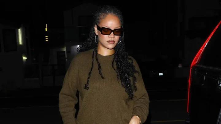 Rihanna Replaces the Monochrome Sweatset With an 'Apple Cider' Brown Palette in Santa Monica