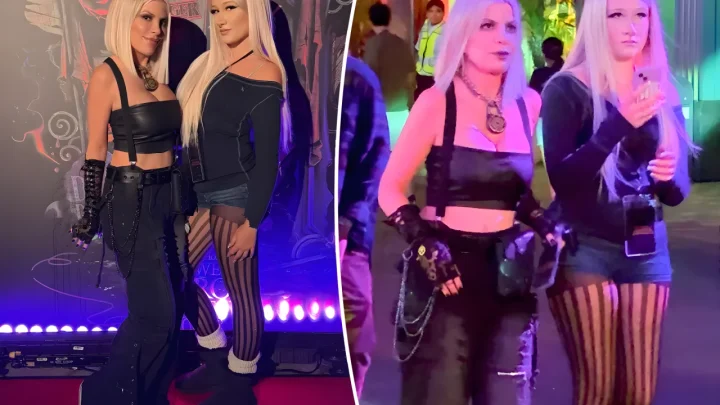 Tori Spelling and Look-Alike Daughter Stella McDermott Stun at Universal’s Halloween Horror Nights as 18-Year-Old Towers Over Her Mom