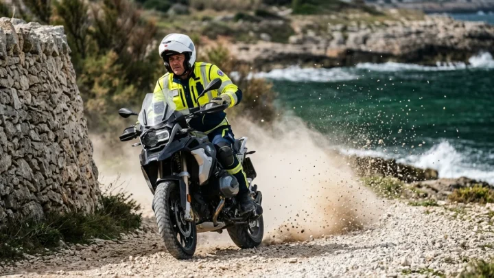 Strada litoranea nei pressi di Torre a Mare a Bari