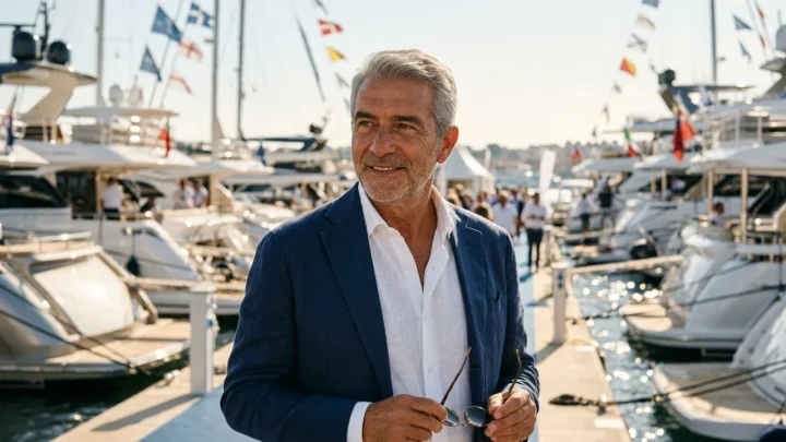 Ritratto di Giuseppe Meo, presidente del Salone Nautico di Puglia