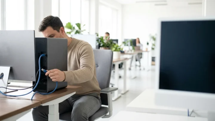 Logo dell'intelligenza artificiale DeepSeek e bandiera degli Stati Uniti
