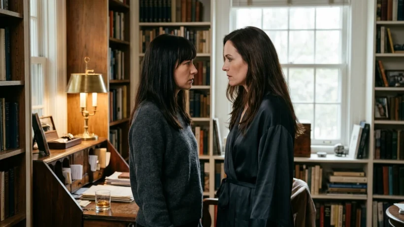 Anne Hathaway e Dakota Johnson nel film thriller Verity