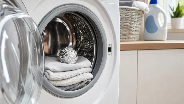 Why People Are Putting Aluminum Foil Balls in the Washing Machine—and What It Actually Does to Your Clothes