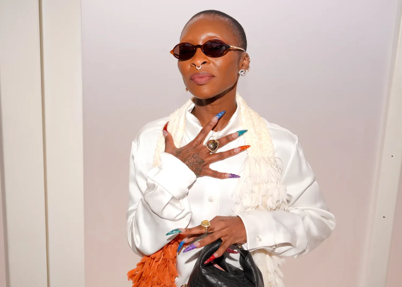 Cynthia Erivo at Dior in Paris on September 29, 2026.