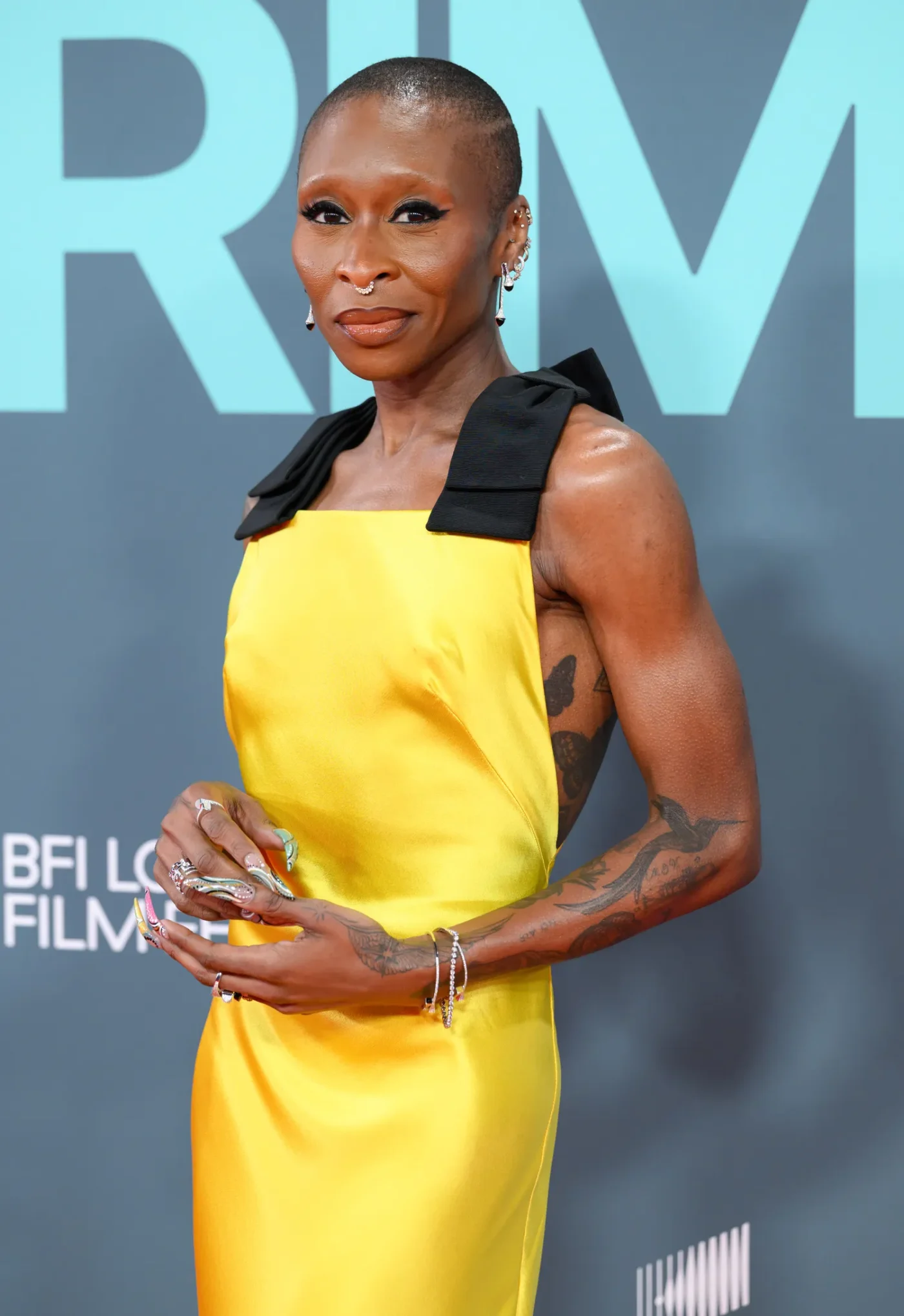 Cynthia Erivo at the 70th BFI London Film Festival on October 13, 2026.