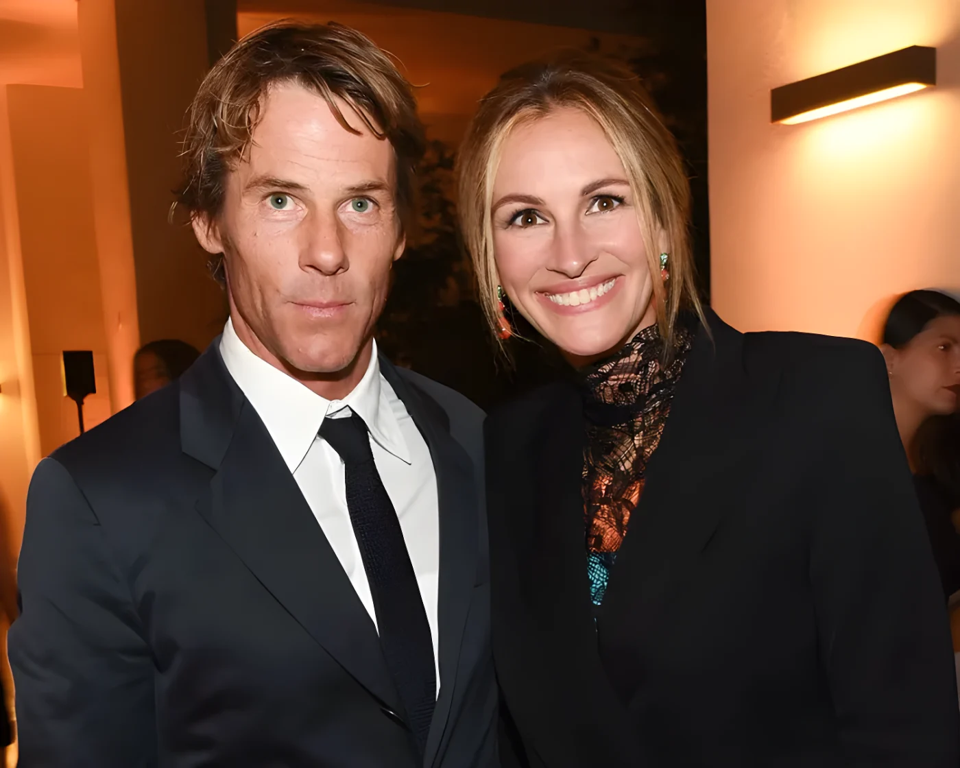 Daniel Moder and Julia Roberts at the Gala in the Garden on 10 October 2015.
