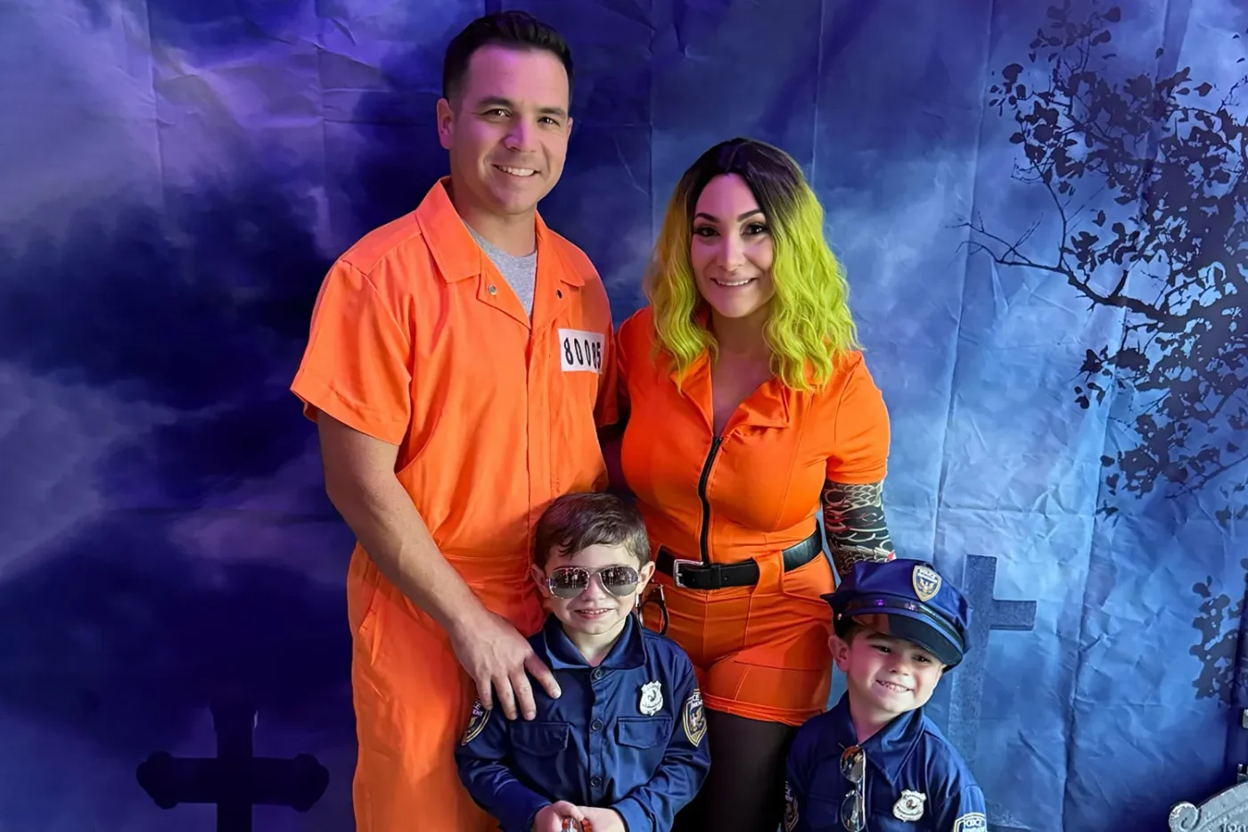Deena Nicole and her family dress up for Halloween 2025.