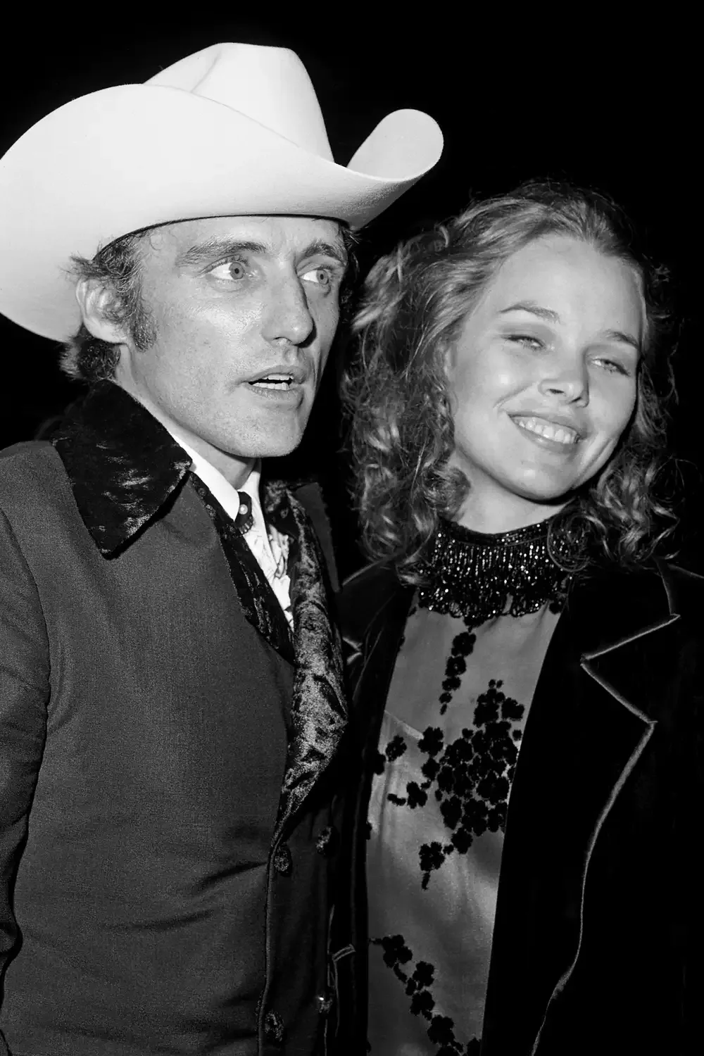 Dennis Hopper and Michelle Phillips in 1970.