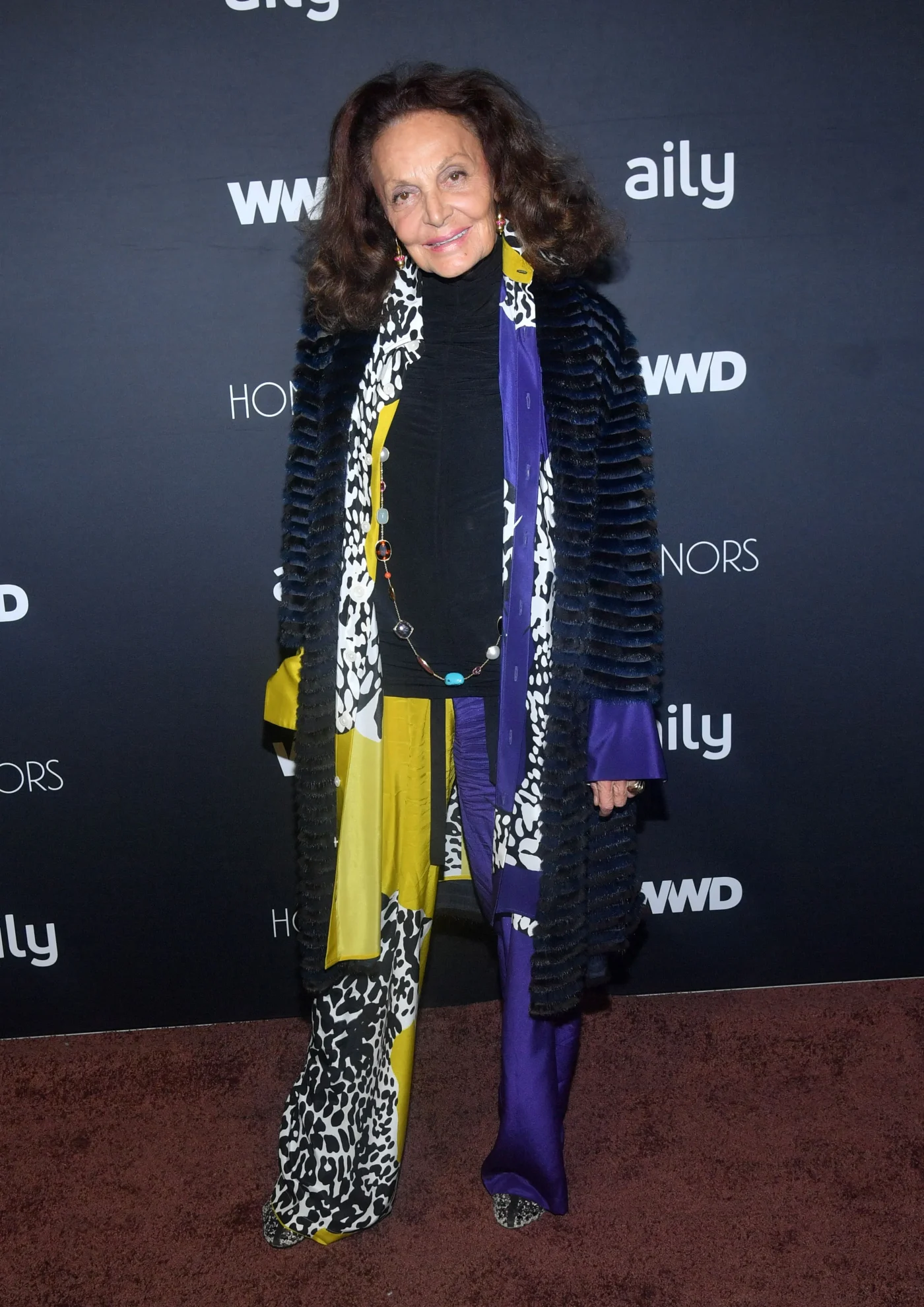 Diane von Furstenberg at the WWD Honors event.