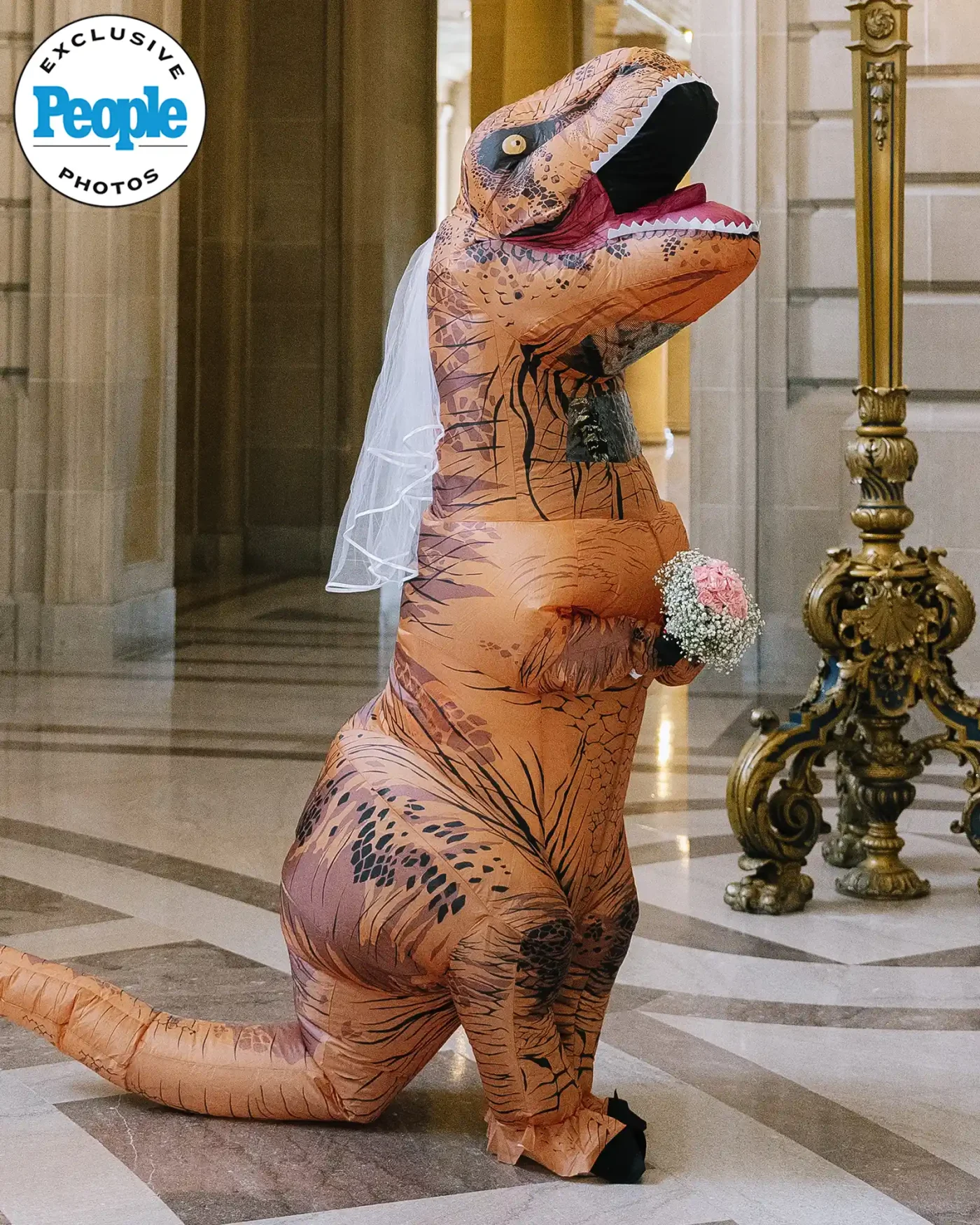 Dinosaur wedding