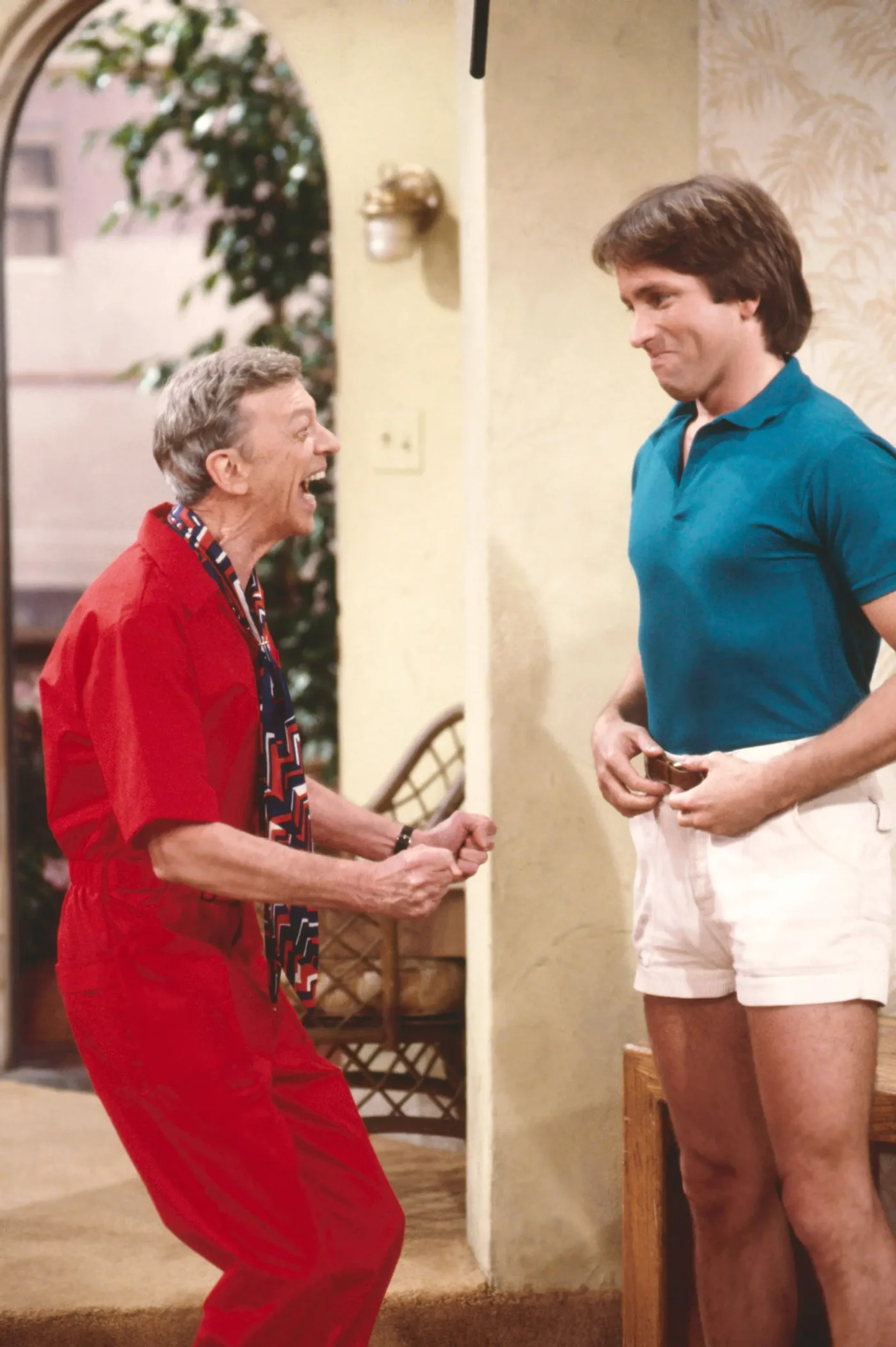 Don Knotts and John Ritter.