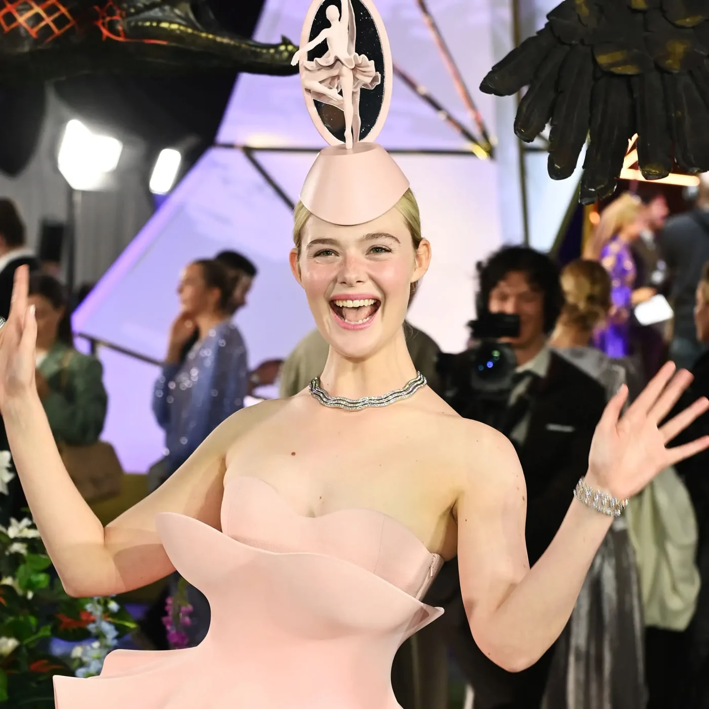 Elle Fanning attends the UK Fan Screening for