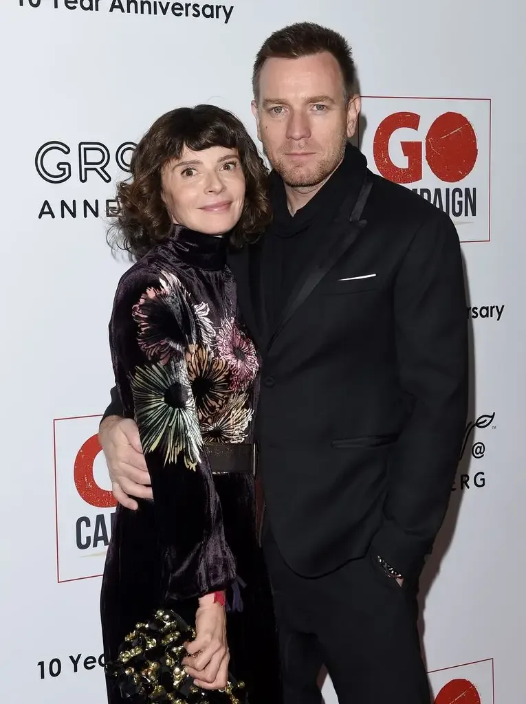Ewan McGregor and Eve Mavrakis