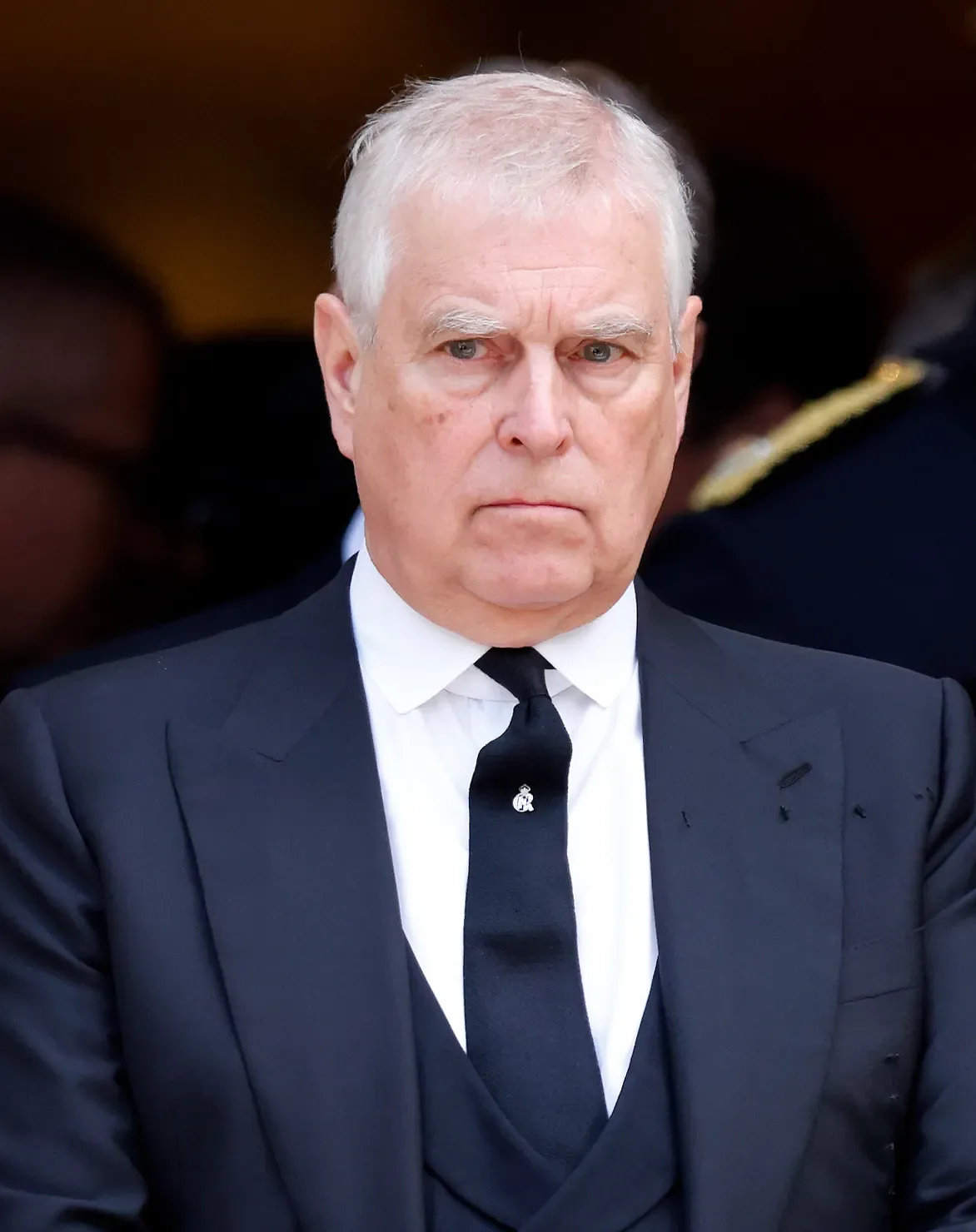 Ex-Prince Andrew in a suit