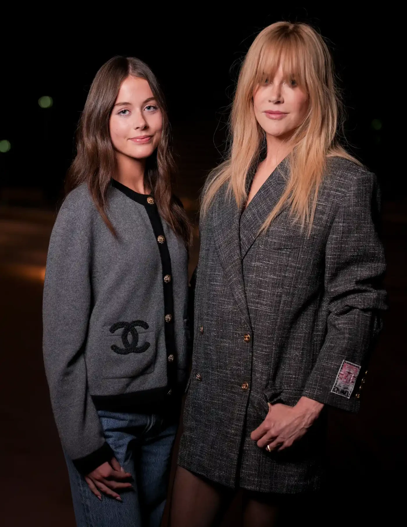 Faith Urban and Nicole Kidman at the Chanel fashion show during Paris Spring/Summer 2027 fashion week on October 5, 2026