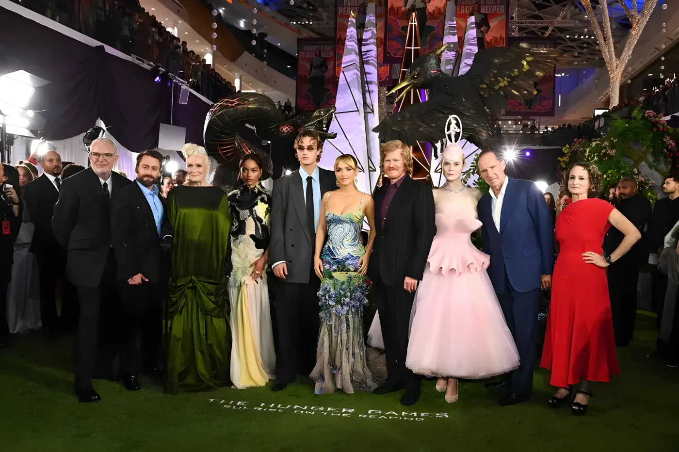 Francis Lawrence, Kieran Culkin, Glenn Close, Whitney Peak, Joseph Zada, Mckenna Grace, Jesse Plemons, Elle Fanning, Ralph Fiennes and Nina Jacobson