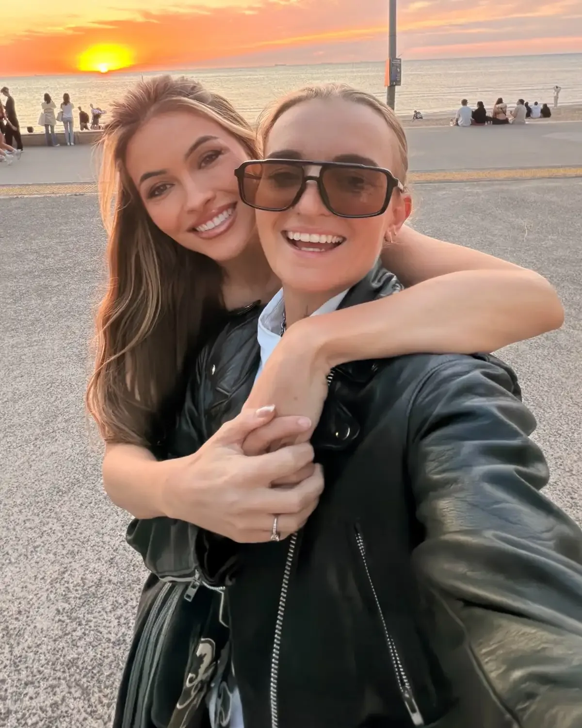 G Flip and Chrishell Stause in Melbourne