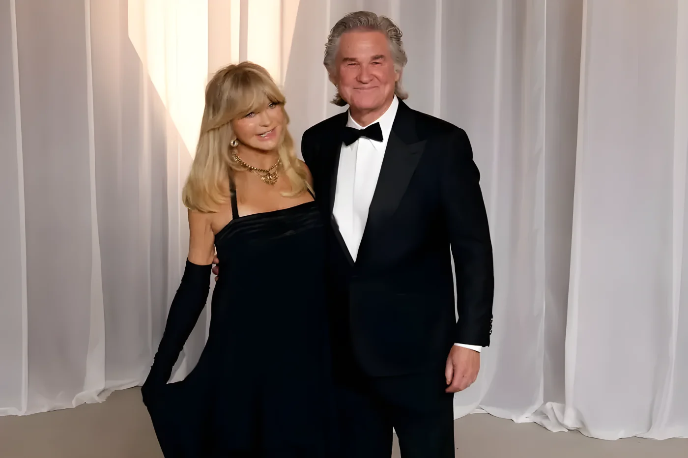 Goldie Hawn and Kurt Russell attend the 6th Annual Academy Museum Gala at Academy Museum of Motion Pictures October 17, 2026 in Los Angeles, California. (Photo by Taylor Hill/FilmMagic)