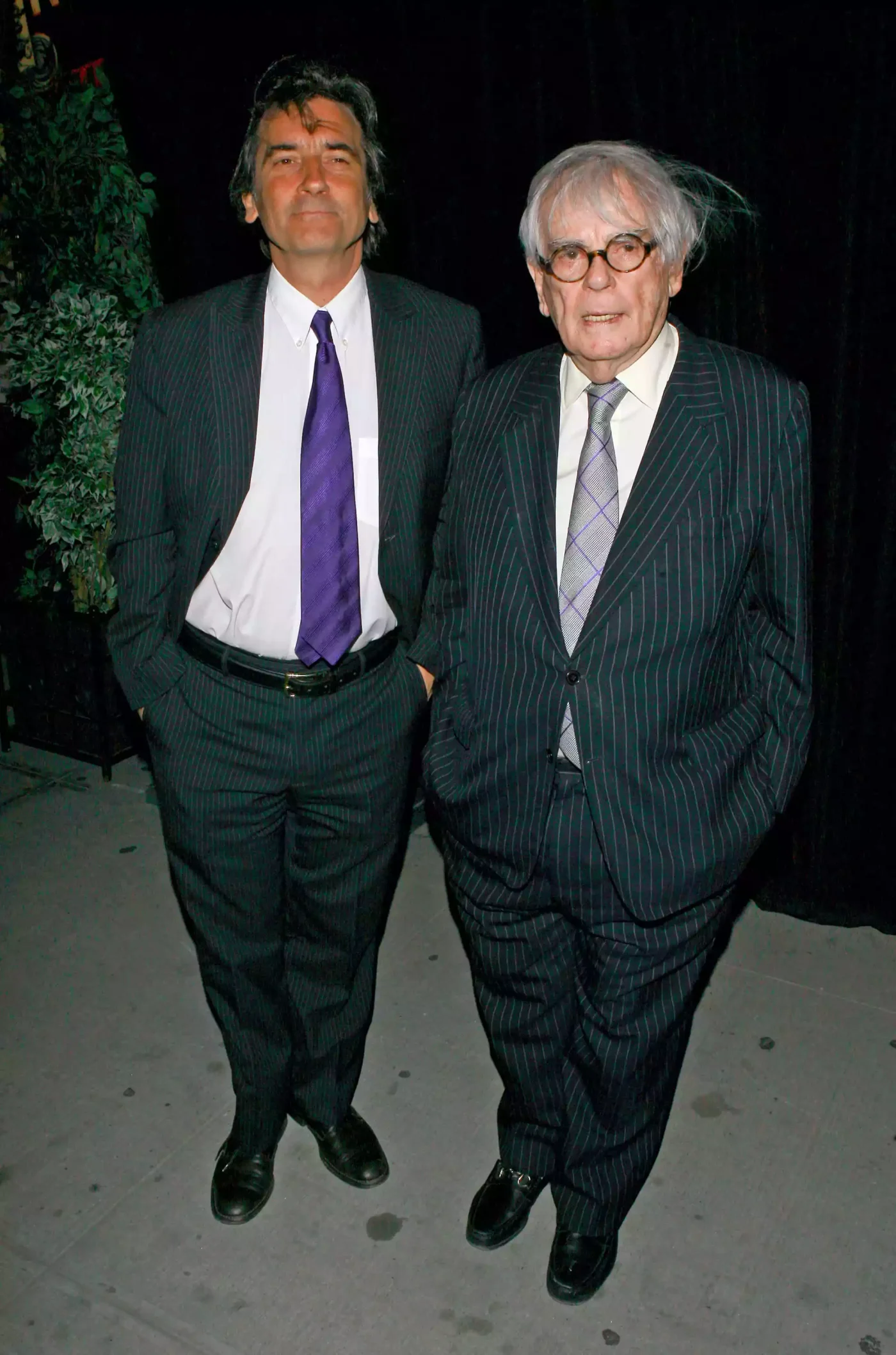 Griffin Dunne and Dominick Dunne during