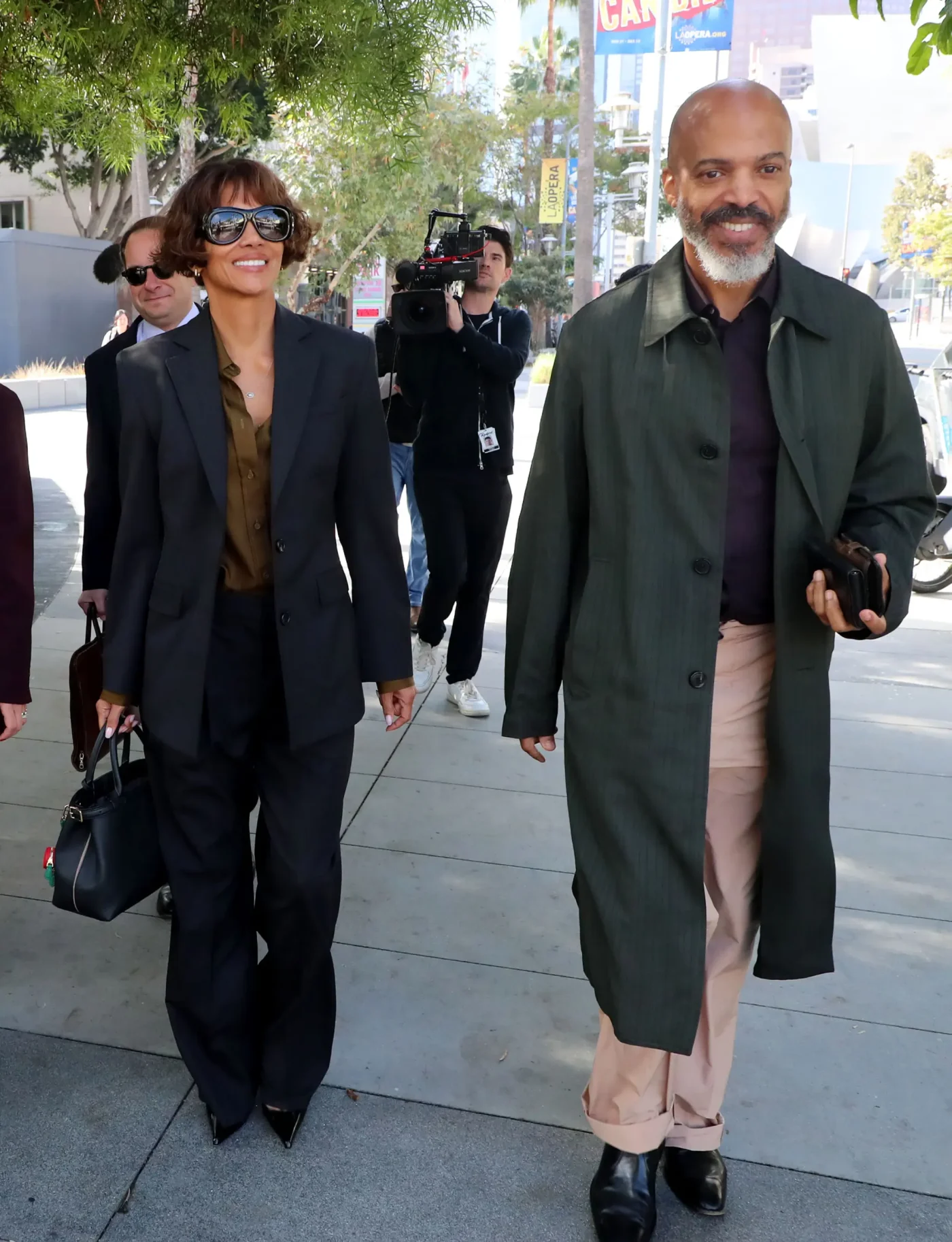 Halle Berry leaves the Stanley Mosk Courthouse in Los Angeles.
