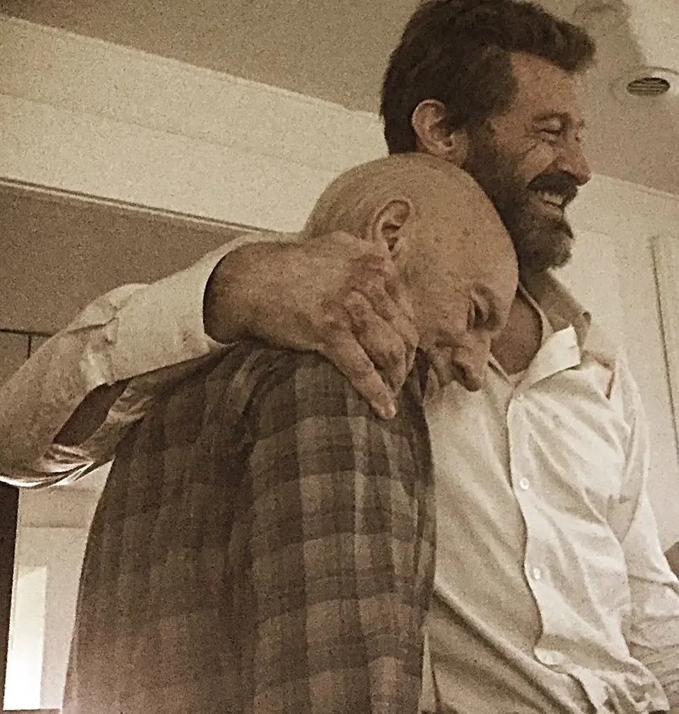 Hugh Jackman patrick stewart tribute