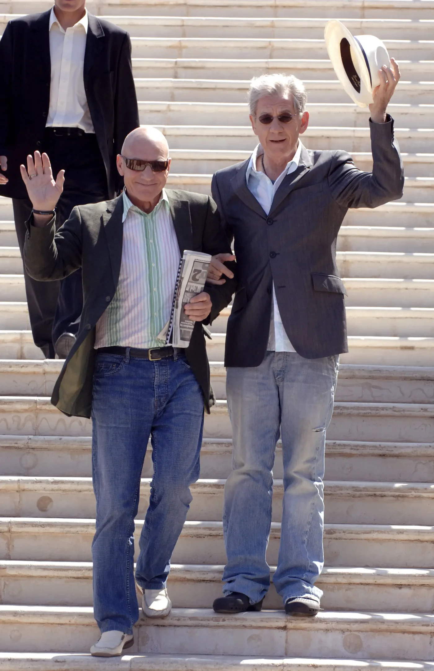 Ian McKellen and Patrick Stewart