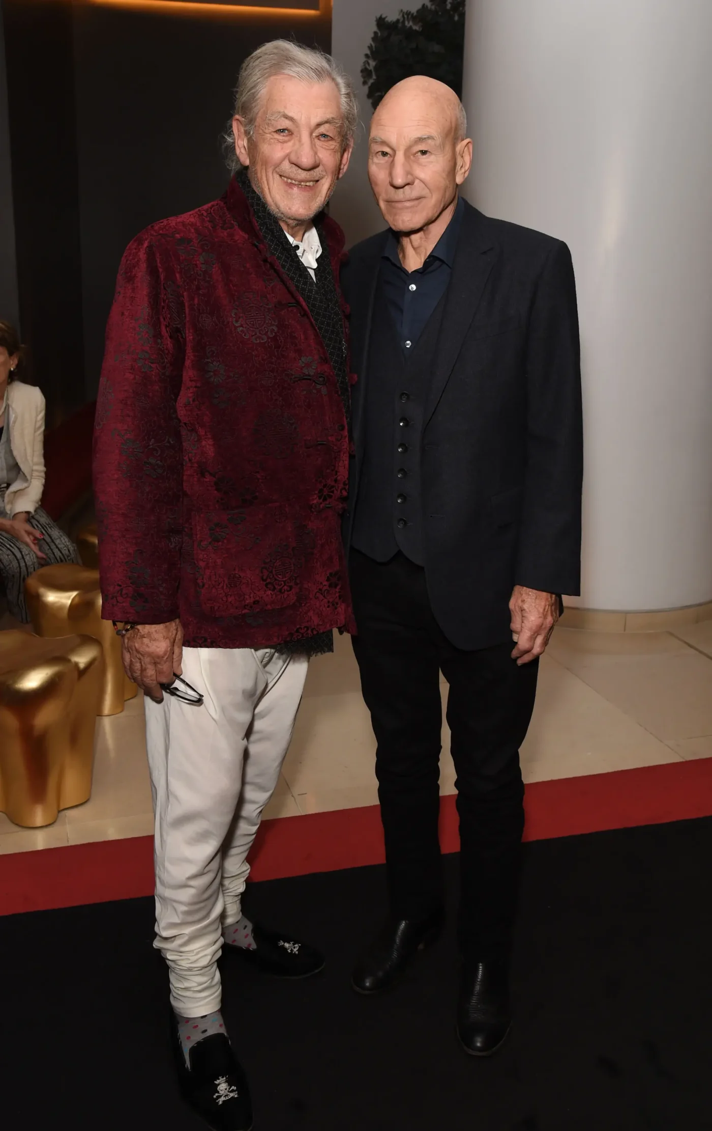 Ian McKellen and Patrick Stewart