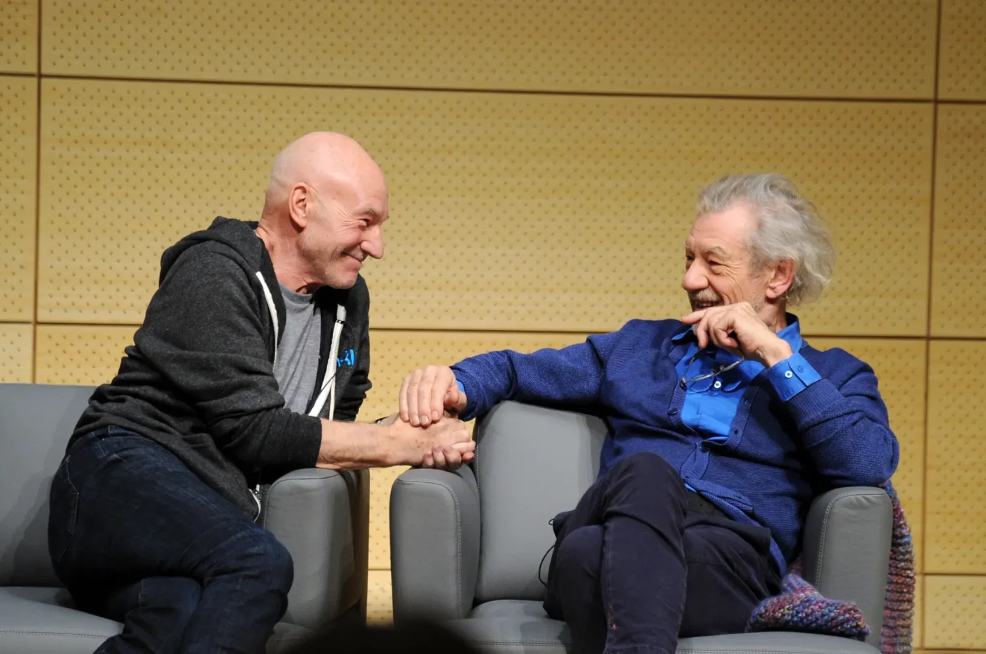 Ian McKellen and Patrick Stewart