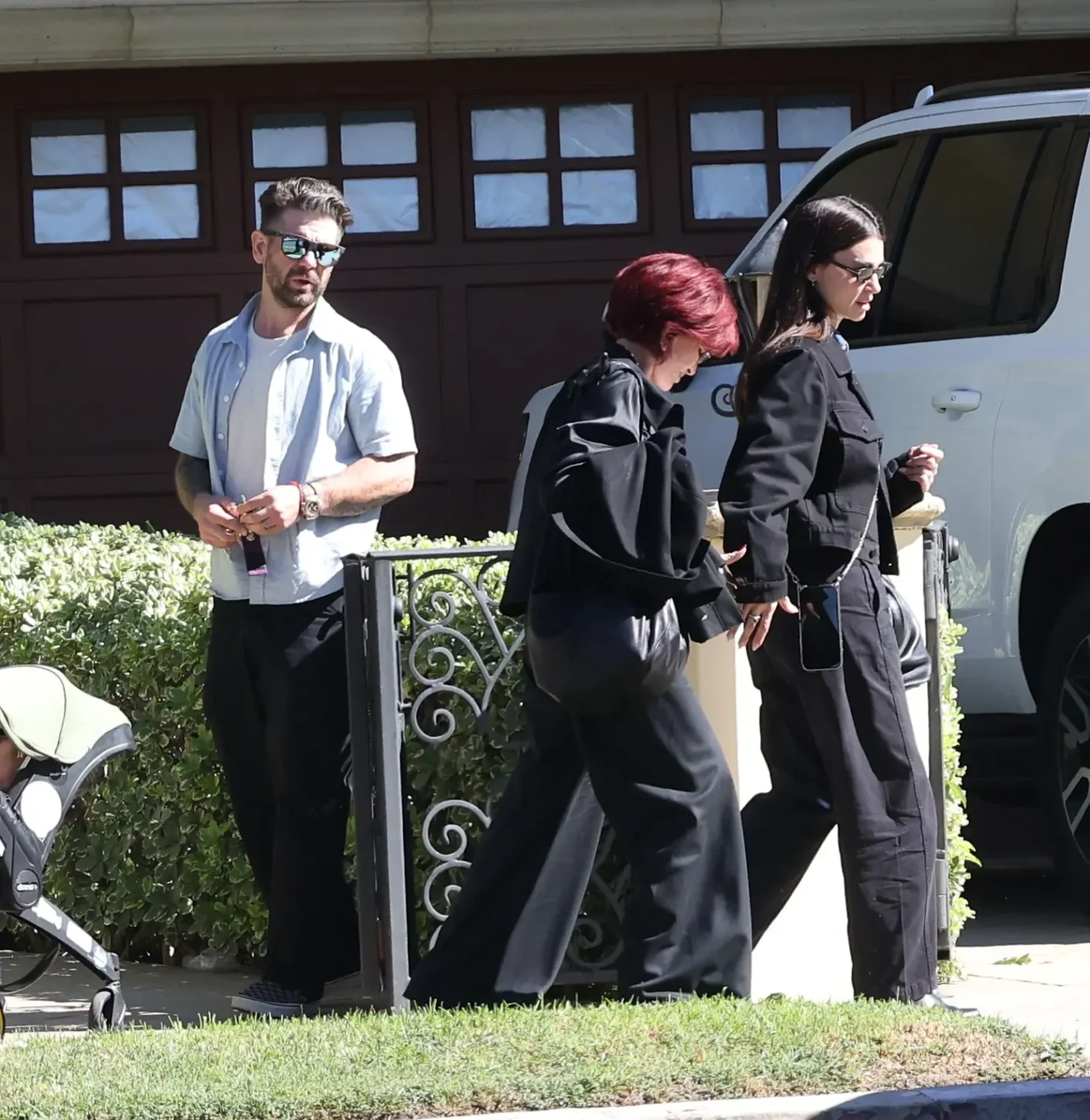 Jack Osbourne, Sharon Osbourne, Aimee Osbourne.