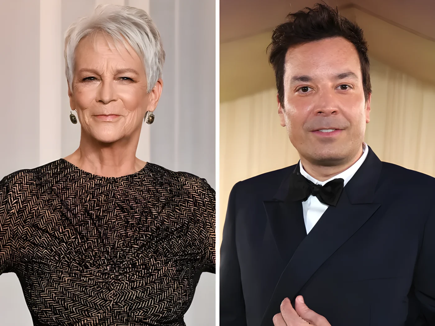 Jamie Lee Curtis and Jimmy Fallon