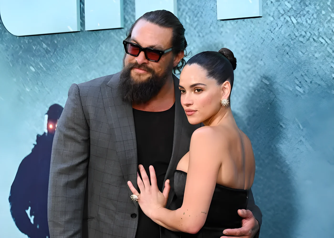 Jason Momoa and Adria Arjona on August 26, 2026.