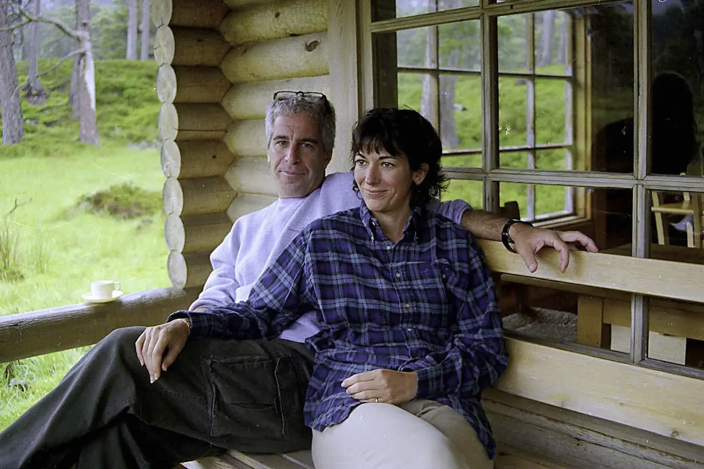 Jeffrey Epstein and Ghislaine Maxwell at the Queen