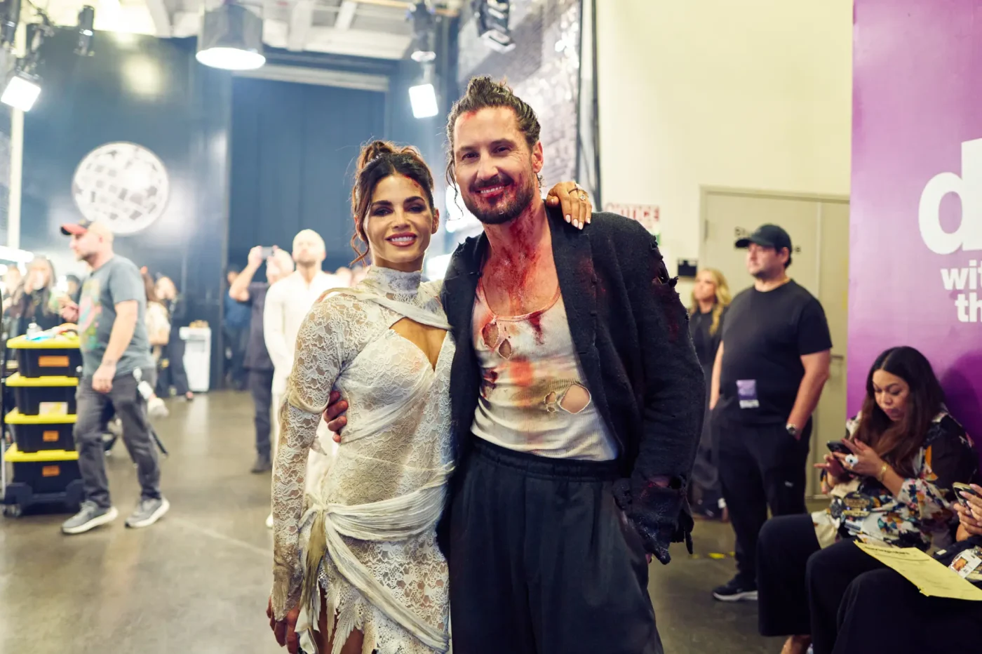 Jenna Dewan and Val