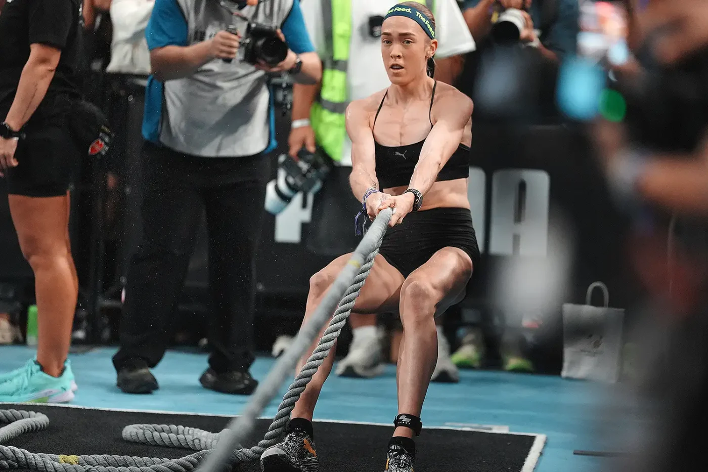 Joanna Wietrzyk of Australia in action during the HYROX Beijing 2026