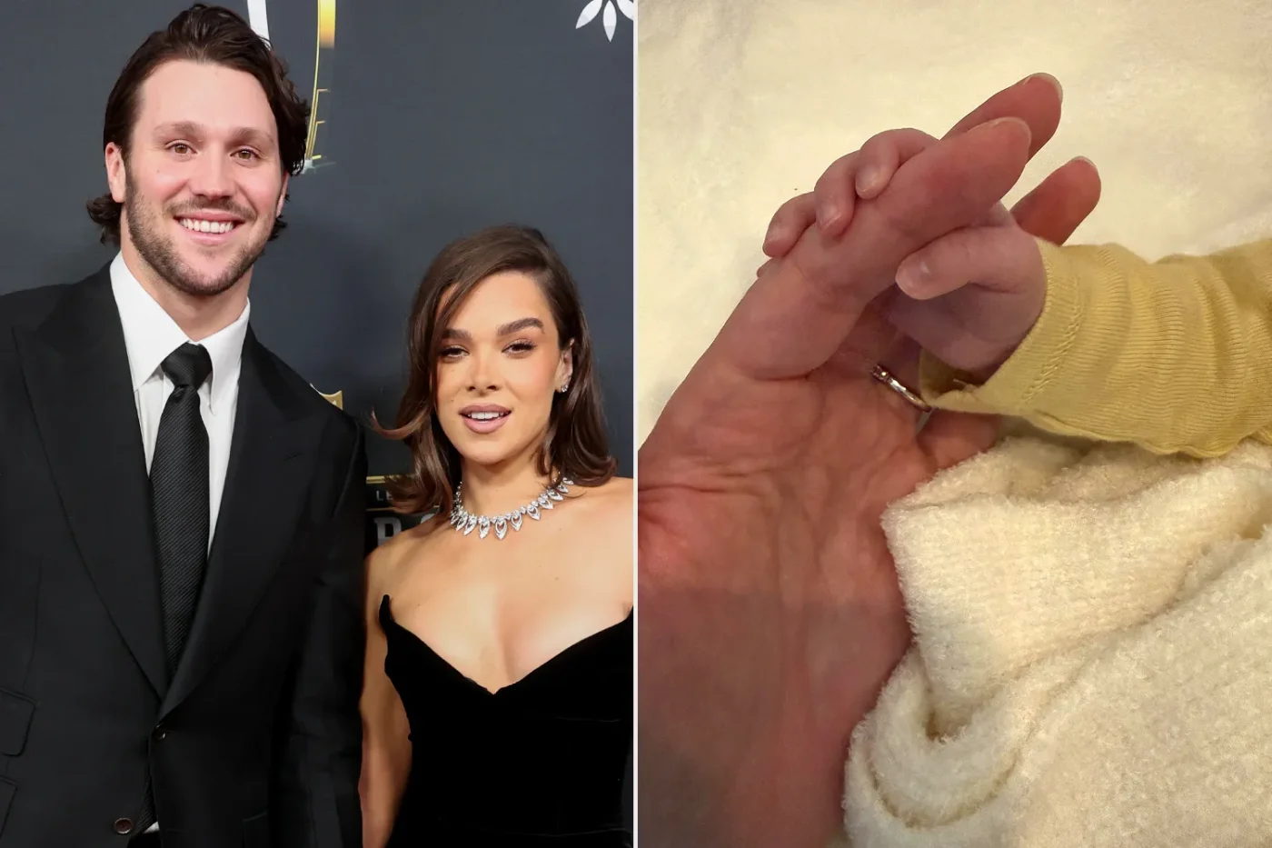 Josh Allen, Hailee Steinfeld at the 14th Annual NFL Honors; Hailee Steinfeld Celebrates Her First Mother