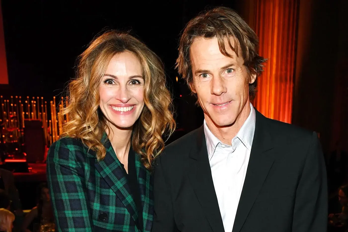 Julia Roberts and Daniel Moder attend CORE Gala: A Gala Dinner to Benefit CORE and 10 Years of Life-Saving Work Across Haiti & Around the World at Wiltern Theatre on January 15, 2020 in Los Angeles, California.