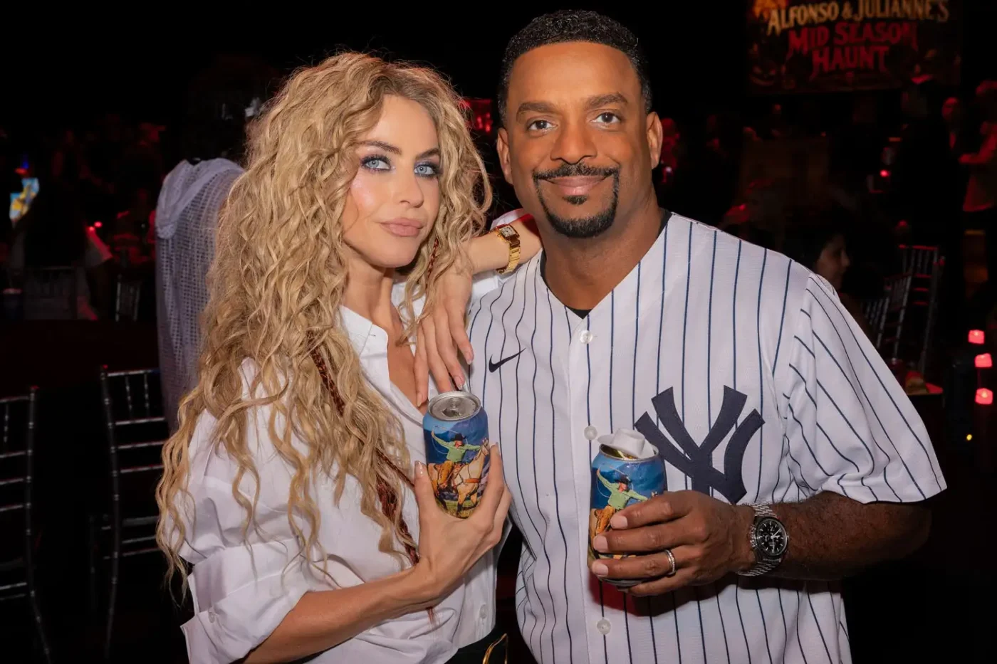 Julianne Hough and Alfonso Ribeiro