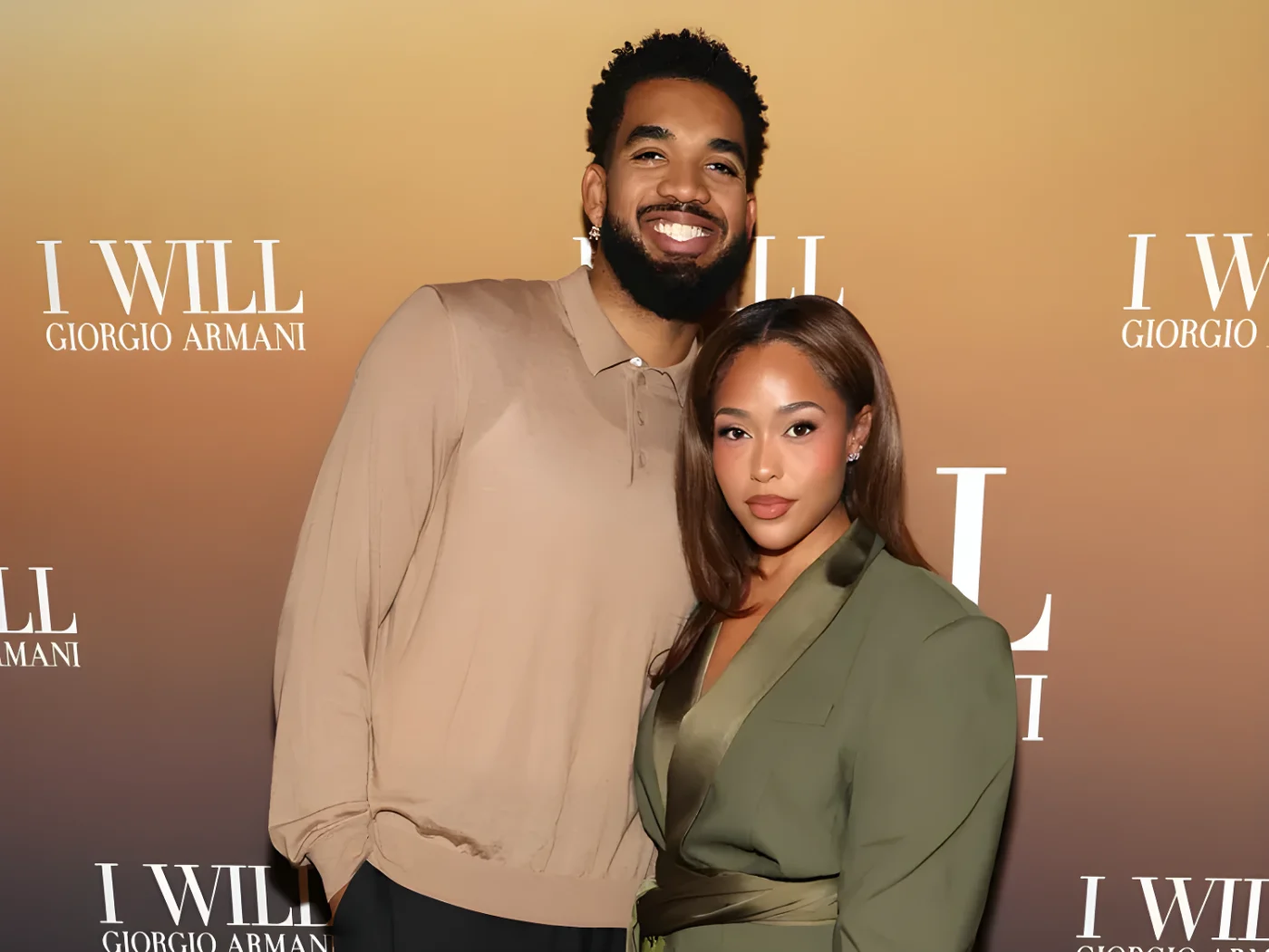 Karl-Anthony Towns and Jordyn Woods