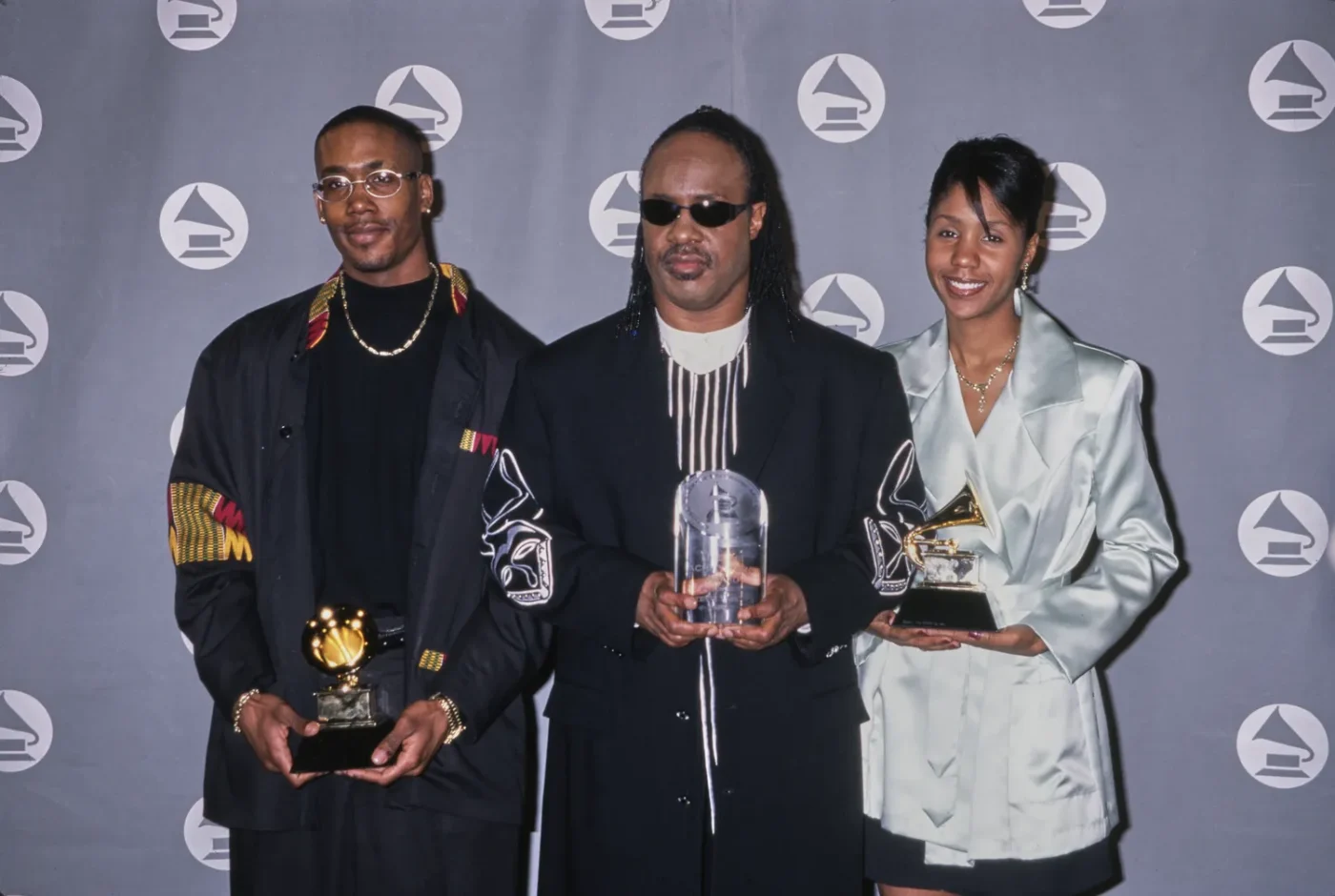 Keita Morris, Stevie Wonder and Aisha Morris