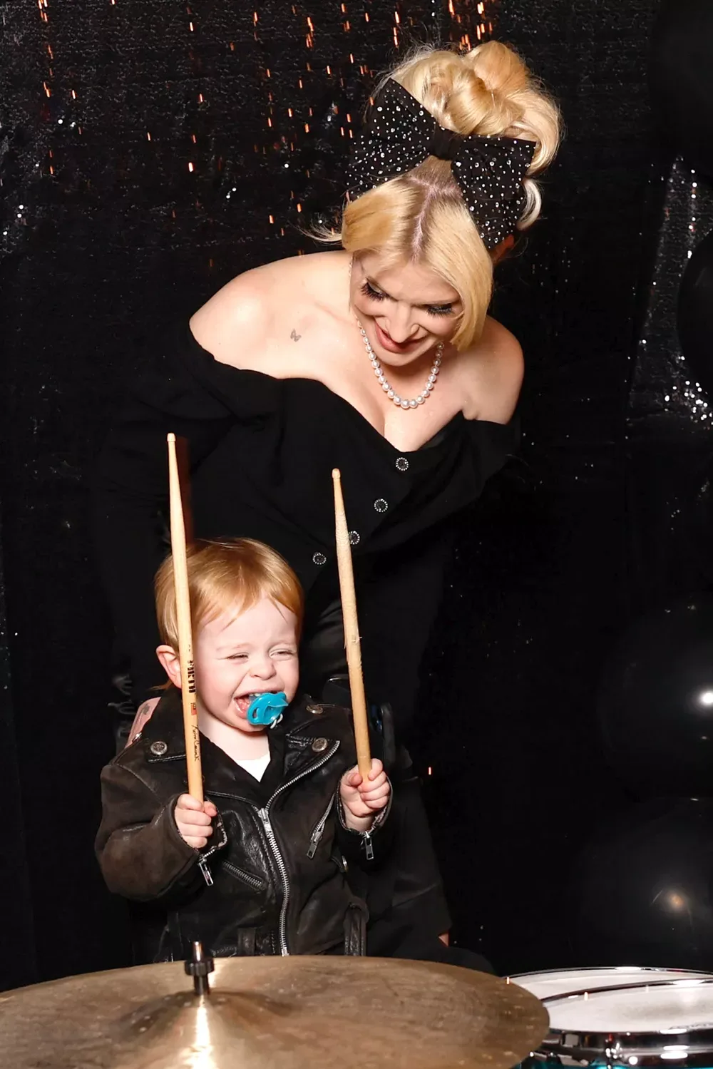 Kelly Osbourne and Sidney Wilson celebrates her 40th birthday at The Loft on November 01, 2024 in Los Angeles, California.