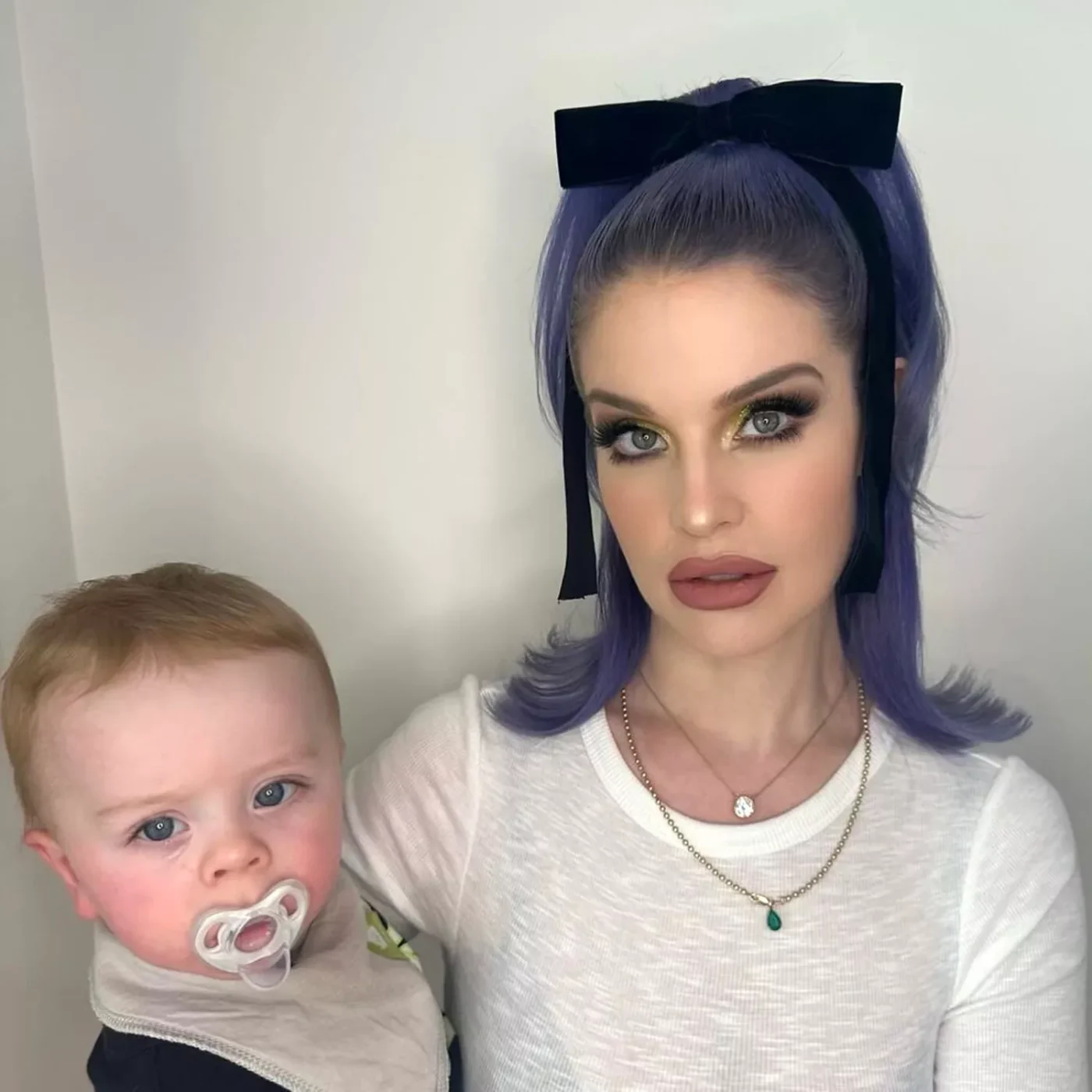 Kelly Osbourne Poses with Son Sidney in Full Glam and Celebrates