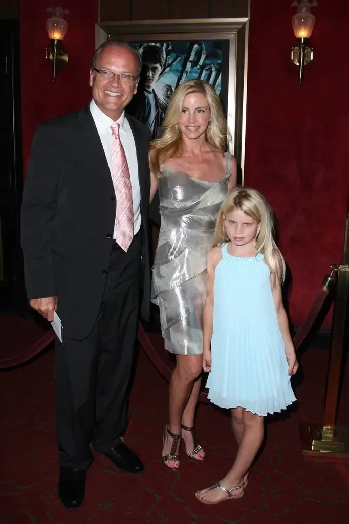Kelsey Grammer, Camille Grammer, and daughter Mason in 2009